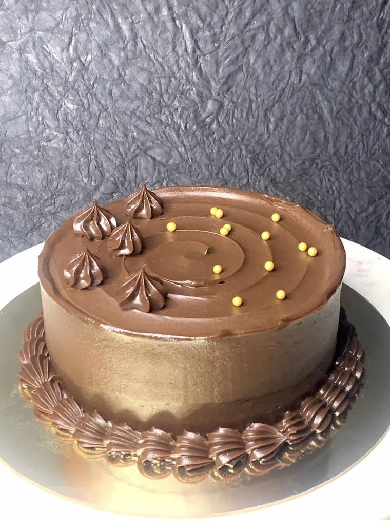 Chocolate celebration cake from supplied photography